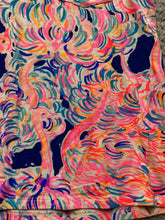 Load image into Gallery viewer, Lilly Pulitzer Shirt Womens Extra Small Pelican Pink Flamingos Stretch Peasant
