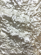 Load image into Gallery viewer, Tahari Arthur S. Levine Jacket Womens Large Ivory Zip Up Shimmer Satin Look
