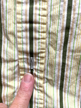 Load image into Gallery viewer, Southpole Shirt Adult 4XL Green Y2K Striped Button Up Signature Series Mens
