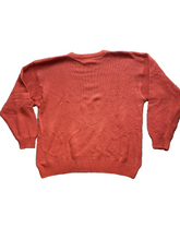 Load image into Gallery viewer, Croft &amp; Barrow Sweater Adult Extra Large Tall Coral Knitted Grandpa Outdoor Mens
