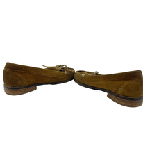 Load image into Gallery viewer, Lucky Brand Shoes Womens 9 Tan Slip On Moccasin Loafers Penna Blue Jeans America
