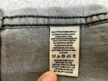 Load image into Gallery viewer, Free People Skirt Womens 2 (25x15) Black A-Line Back Zip Stretch Mini Denim Lady
