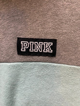 Load image into Gallery viewer, Victoria's Secret Pink Sweater Womens Large 1/4 Zip Fleece Colorblock Oversized
