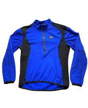 Load image into Gallery viewer, Castelli Jacket Womens Large Blue 1/2 Zip Cycling Jersey Shirt Windbreaker
