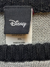 Load image into Gallery viewer, Mickey Mouse Sweater Womens 2XL XXL Black Gray Plaid Bow Disney Outerwear Ladies
