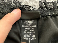 Load image into Gallery viewer, Torrid Shirt Womens 3 Black Lace Lined Nylon Spandex Stretch Boho Blouse Ladies
