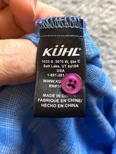 Load image into Gallery viewer, Kuhl Shirt Womens Small Blue Pink Kamila Flannel Plaid Oversized Casual Comfy
