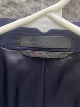 Load image into Gallery viewer, Lauren Ralph Lauren Suit Coat Mens 44R Navy Blue Slim 100% Wool Sport Blazer
