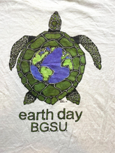 Load image into Gallery viewer, VTG Sea Turtle Shirt Adult Extra Large White Earth Day BGSU Earthcore Earth Mens
