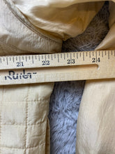 Load image into Gallery viewer, VTG Lady Lavon Jacket Womens Small Cornsilk Nylon Zip Up Shoulder Pads Oversized
