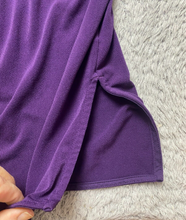 Load image into Gallery viewer, Lauren Ralph Laure Shirt Womens 2X Plum Keyhole Tunic Flare Sleeve Blouse Plus
