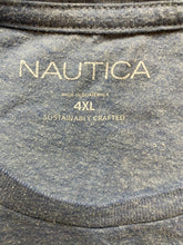 Load image into Gallery viewer, Nautica Shirt Adult 4XL Heather Blue Sailboat Sailing Division Ocean Class Mens

