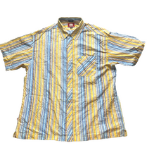 Load image into Gallery viewer, Ecko Unltd Shirt Adult 2XL Striped Button Up Casual Knute Woven Rhino Brand Mens
