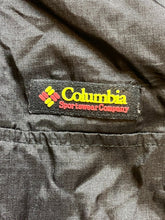 Load image into Gallery viewer, VTG Columbia Jacket Womens Medium Black Neon Full Zip Windbreaker Radial Sleeve
