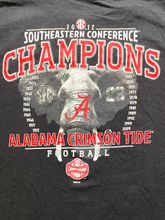 Load image into Gallery viewer, Alabama Crimson Tide Shirt Adult Extra Large Black Football 2012 Champions Mens
