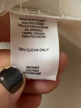 Load image into Gallery viewer, Trouve Dress Womens Large White Double Breasted Pocket Sheath Rayon Spandex
