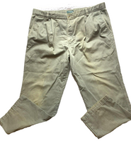 Load image into Gallery viewer, Dockers Pants Adult 42x30 Army Green Recode Pleated Straight Leg Trouser Mens
