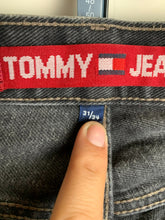 Load image into Gallery viewer, VTG Tommy Hilfiger Jeans Adult 31x34 Black Denim Streetwear Skater Baggy Mens

