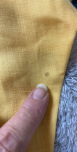 Load image into Gallery viewer, Indigo Palms Shirt Adult Extra Large Yellow 100% Linen Button Up Casual Mens
