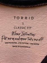 Load image into Gallery viewer, Torrid Shirt Women 5 (5X) Pink Black Raglan Coffee Mom Repeat Classic Fit Raglan
