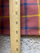 Load image into Gallery viewer, Duluth Trading Co Shirt Womens Small Dark Mauve Plaid Button Up Pockets Casual
