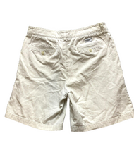 Load image into Gallery viewer, Vineyard Vines Shorts Adult 34x8 Ivory Ivory Flat Front Bermuda Whale Mens
