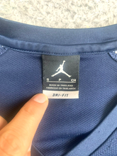 Load image into Gallery viewer, Nike Air Jordan Shirt Adult Small Navy Blue White Jumpman Basketball Dri Fit Men
