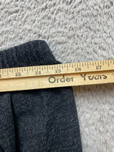 Load image into Gallery viewer, Roots Pants Womens 30x31 Black Blue Sweatpants Drawstring Jogger Patch Logo
