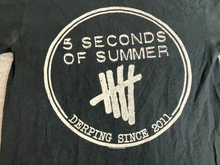 Load image into Gallery viewer, 5 Seconds Of Summer Shirt Adult Small Black Derping Since 2011 5SOS Band Mens
