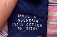 Load image into Gallery viewer, Ralph Lauren Shirt Youth Extra Large Pink Green Stripes Button Down Boys
