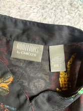 Load image into Gallery viewer, Additions by Chico Shirt Womens 2 Colorful AOP Flower Artsy Boho Oversized Indie
