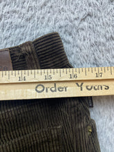 Load image into Gallery viewer, Lauren Ralph Lauren Pants Womens 12 (32x29) Brown Corduroy Spandex Stretch Lady
