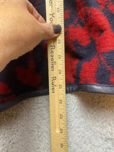 Load image into Gallery viewer, BCBGMaxazria Sweater Womens One Size Red Navy Across Cape Poncho Cozy 48" Ladies
