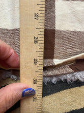 Load image into Gallery viewer, Bare Fox Shirt Adult 2XL XXL Brown Beige Plaid Western Cowboy Flap Pockets Mens
