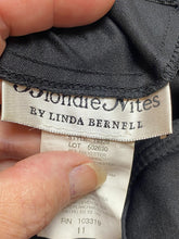 Load image into Gallery viewer, Blondie Nites  Pin-Up Dress Womens 11 Black White Polkadots Halter Cocktail Lady
