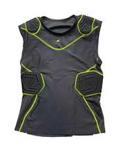 Load image into Gallery viewer, Champro Shirt Adult Extra Large Black Bull Rush Football Compression Padded Mens
