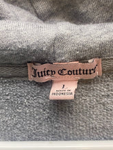 Load image into Gallery viewer, Juicy Couture Jacket Womens Large Gray Blue Ombre Full Zip Hoodie Rhinestones
