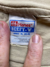 Load image into Gallery viewer, VTG Lake Arcadia Triathlon Shirt Adult Extra Large Khaki Single Stitch Frog 90s
