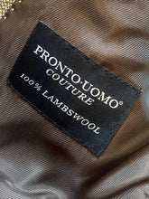 Load image into Gallery viewer, Pronto Uomo Sport Coat Mens 42R Tan Lambswool Single Breasted Suit Blazer

