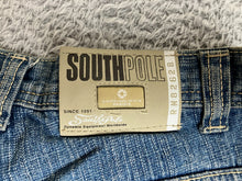 Load image into Gallery viewer, South Pole Jeans Womens 14 (26x26.5) Blue Denim Baggy Straight Leg Skater Ladies
