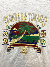Load image into Gallery viewer, Vintage Trinidad &amp; Tobago Shirt Adult Extra Large Beige Island Boat Sailing 90s
