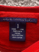 Load image into Gallery viewer, Ralph Lauren Sweater Adult Small Red La Quinta Golf Outerwear Blue Pony Pullover
