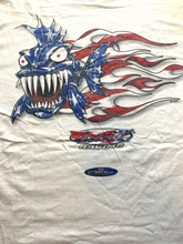 Load image into Gallery viewer, Vintage Piranaz Racing Shirt Adult Medium White NHRA POWERade Jack Wyatt Y2K Men
