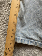 Load image into Gallery viewer, Attitude Shorts Adult 50 Blue Denim Jean Bermuda Flat Front Hip Hop Baggy Mens
