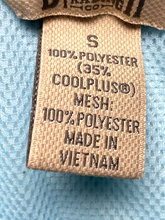 Load image into Gallery viewer, Duluth Trading Shirt Adult Small Aqua Blue Vented Fishing Mesh Snap Outdoor Mens
