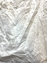 Load image into Gallery viewer, Rails Shirt Womens Medium Ivory Eyelet Oversized Boho Peasant Hippie Blouse Lady
