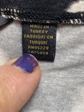 Load image into Gallery viewer, Ted Baker Shirt Womens 2 Black White AOP Flower Boho Blouse Boat Neck London
