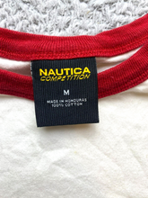 Load image into Gallery viewer, Nautica Shirt Adult Medium White Competition Streetwear Skater Pullover Mens
