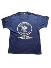 Load image into Gallery viewer, VTG Hornets Shirt Adult Medium Blue Hillside High Durham NC Single Stitch 1991
