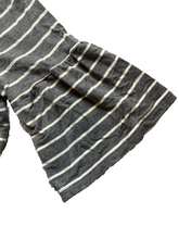 Load image into Gallery viewer, BB Dakota Dress Womens Large Gray White Bell Sleeve Hippie Spandex Viscose Tunic
